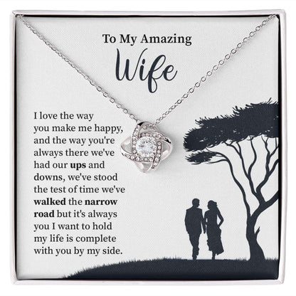 To My Amazing Wife I Love The Way You Make Me Happy, Gifts For Wife Birthday Valentine's Day Anniversary From Husband