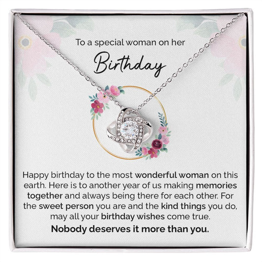 A Special Woman on her Birthday - happy birthday