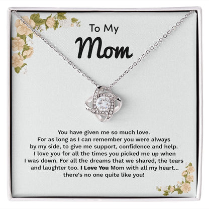 To My Mom I Love You Mom With All My Heart There's No One Quite Like you