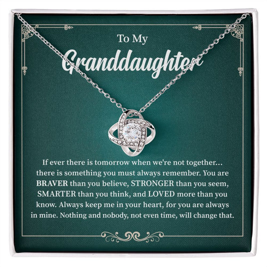 To My Granddaughter Always Keep Me In Your Heart, For You Are Always In Mine