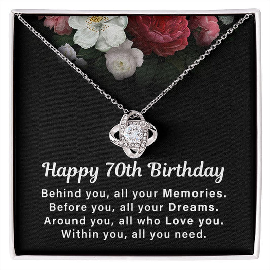 Happy 70th Birthday Behind You, All Your Memories. Within You , All You Need