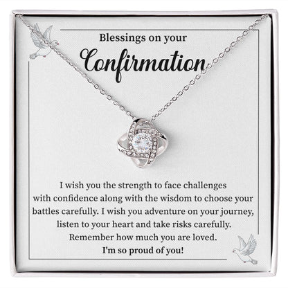 Blessings on Your Confirmation: A Meaningful Necklace to Cherish