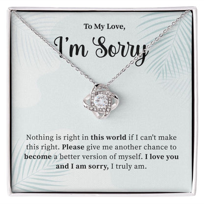 To My Love, I'm Truly Sorry