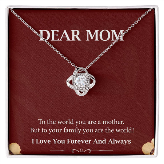 To Dear Mom I Love You Forever And Always From Son/ Daughter