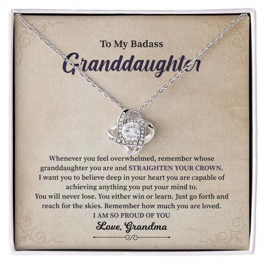 To My Badass Granddaughter I Am So Proud Of You Love, Grandma
