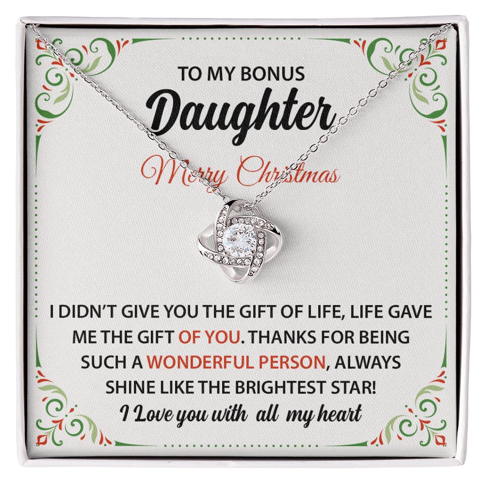 To My Bonus Daughter Marry Christmas