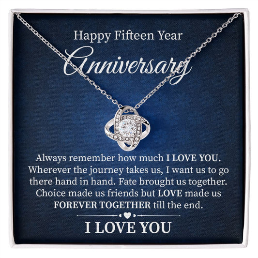 Happy 15 Year Anniversary Fate Brought Us Together I Love You
