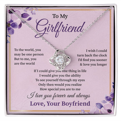 To My Girlfriend Love You Forever From Your Boyfriend.