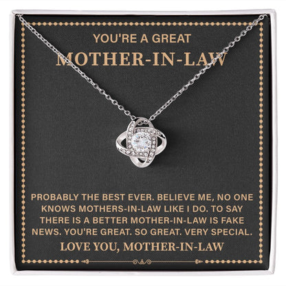 You're A Great Mother-In-Law Love You, Mother-In-Law