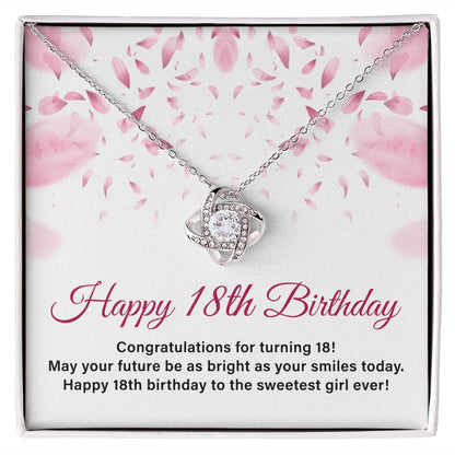 Happy 18th Birthday May Your Future Be As Bright As Your Smiles Today