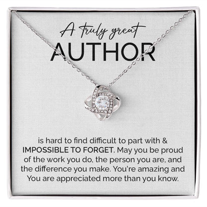 A Truly Great Author  You Are Appreciated More Than You Know