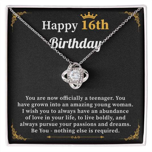 Happy Birthday 16th Birthday Be You- Nothing Else is Required