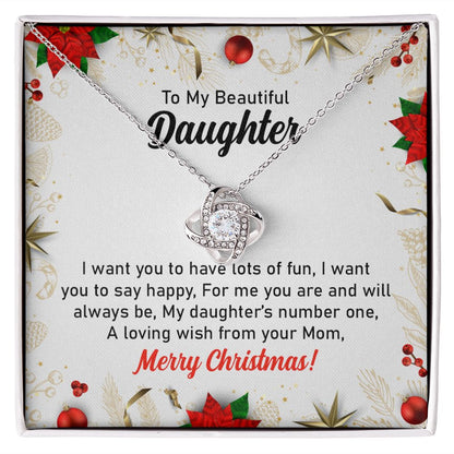 To My  Beautiful Daughter From Mom