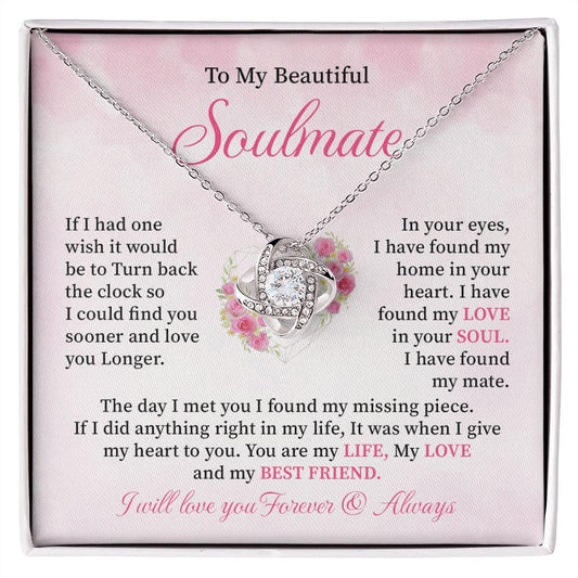 To My Beautiful Soulmate I Give My Heart To You, My Love, I Will Love You Forever & Always
