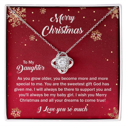 To My Daughter From Father And Mother Mother Daughter And Dad Daughter Necklace For Christmas Gifts