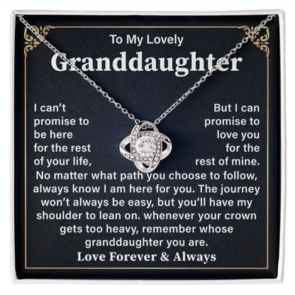 To My Lovely Granddaughter Remember Whose granddaughter you Love Forever & Always