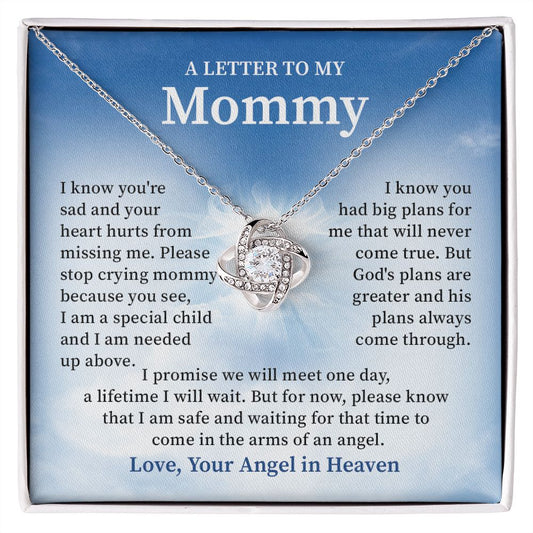 Memorial Necklace for Mom from Angel Baby – Sympathy Gift for Loss of Child