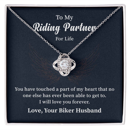 To My Riding Partner For Life I Will Love You Forever