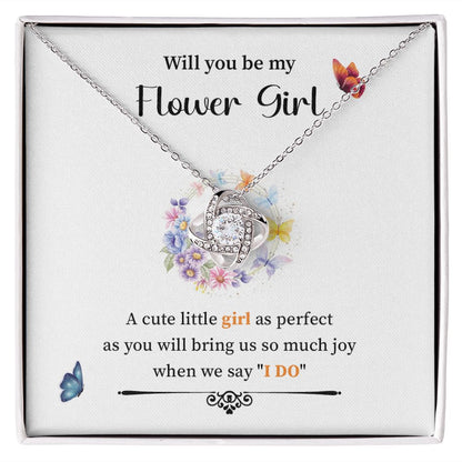 Flower girl - A cute little girl as perfect as you
