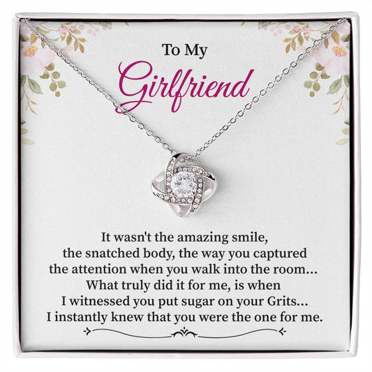 To My Girlfriend It Wasn't The Amazing Smile