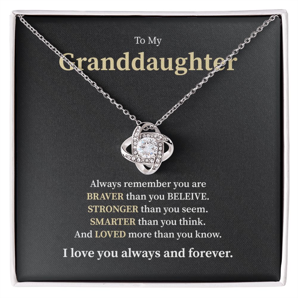 To My Granddaughter Always Remember You Are Than You Believe