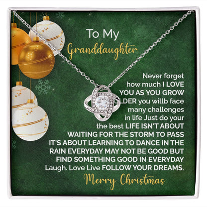 To My Granddaughter From Grandfather And grandmother