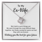 To My Ex-Wife Necklace Gift – Closure & Respect Note
