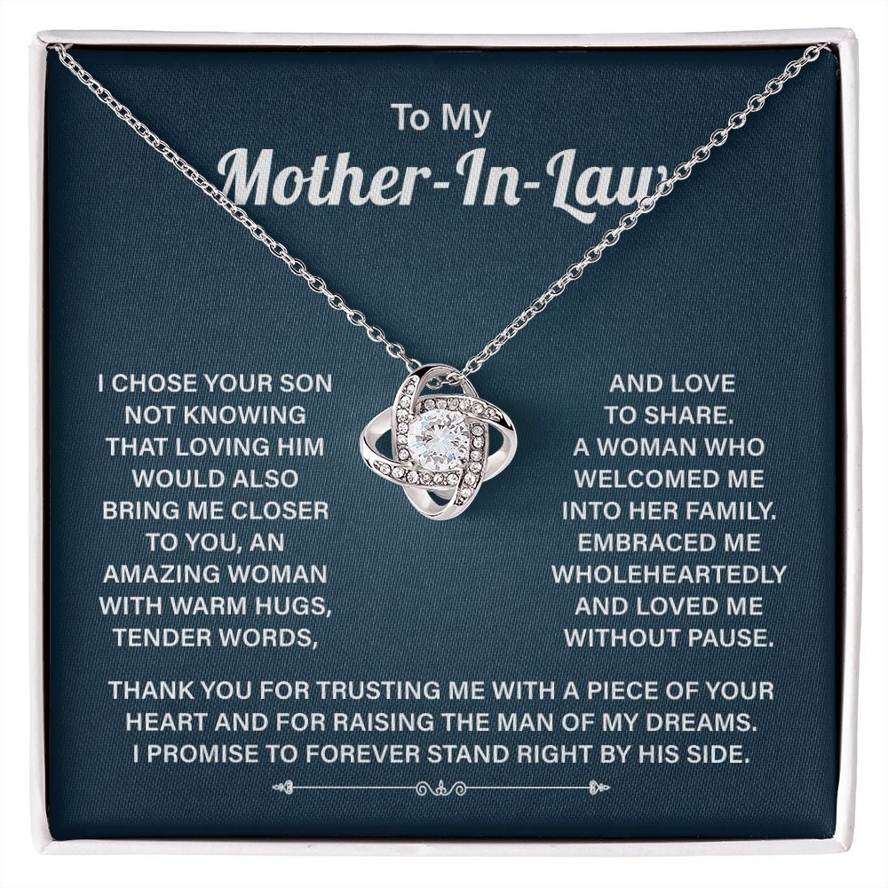 TO My Mother-In-law I Promise To Forever Stand Right By This His Side