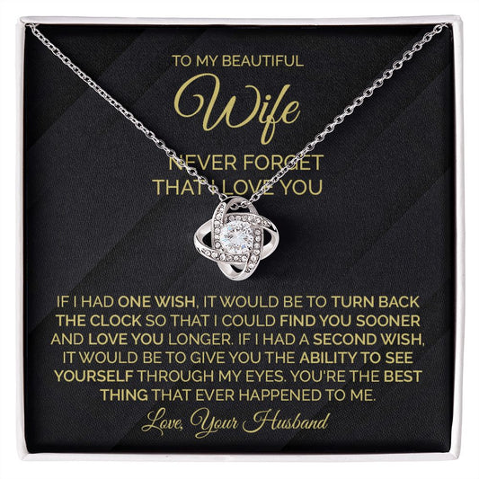 To My  Beautiful Wife Never Forget That I Love You, Your Husband