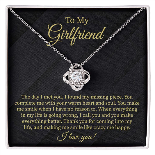 To My Girlfriend Making Me Smile Like Crazy Me Happy, I Love You