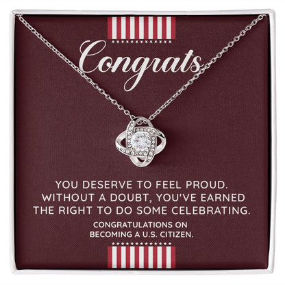 Congrats You Deserve To Feel Proud Congratulation On Become A U.S. Citizen