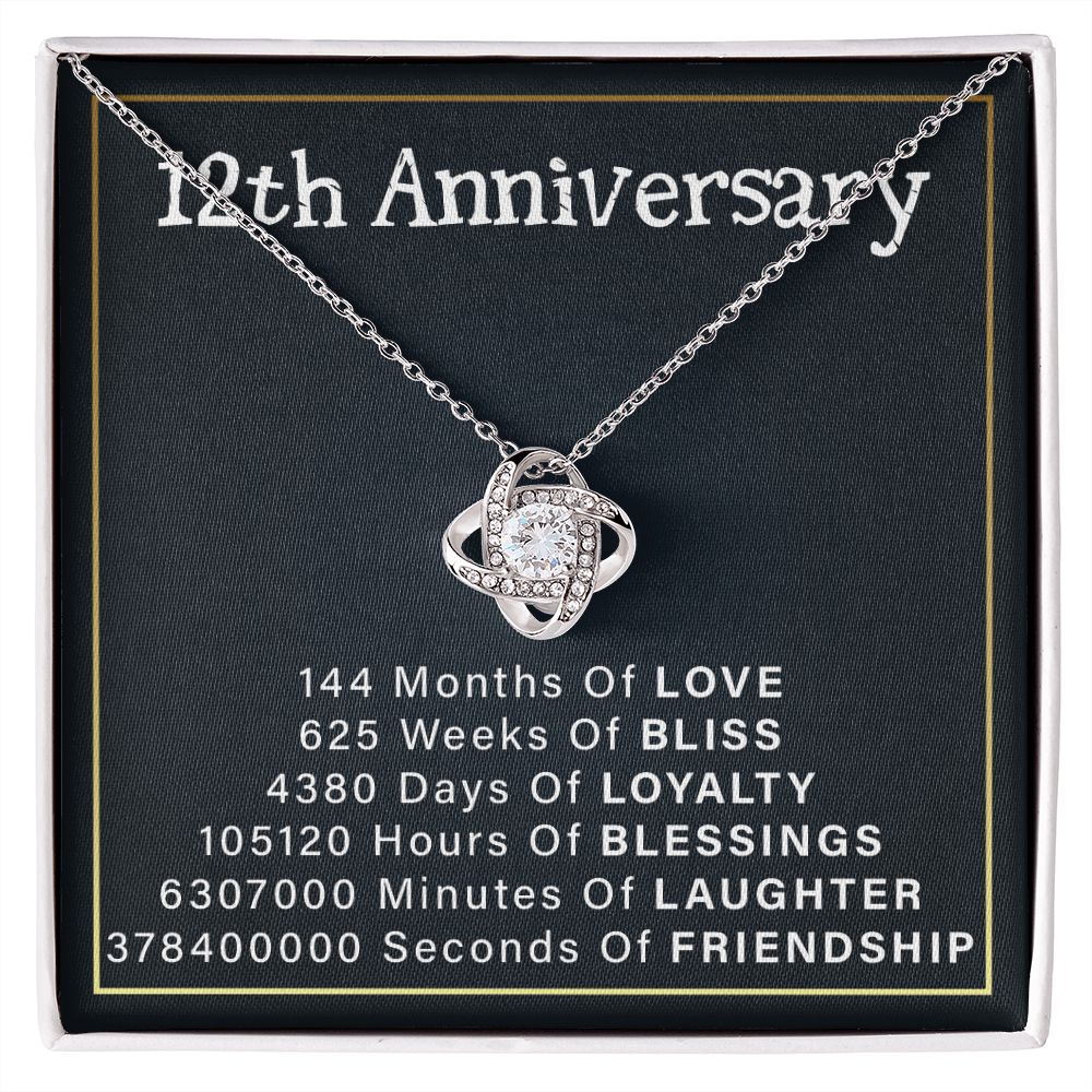 12th Anniversary 378400000 Seconds Of Friendship