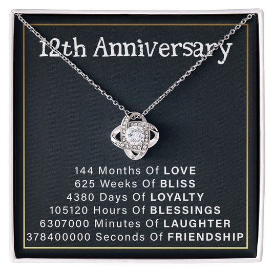 12th Anniversary 378400000 Seconds Of Friendship