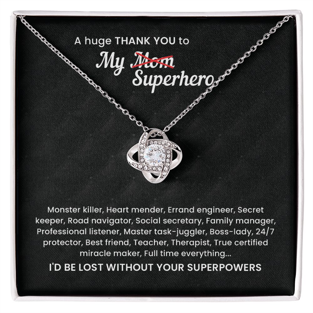 A Hugs Thank You My Superhero I'd Be Lost Without Your Superpowers