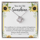 Necklace Gift For Sunshine with Message Card