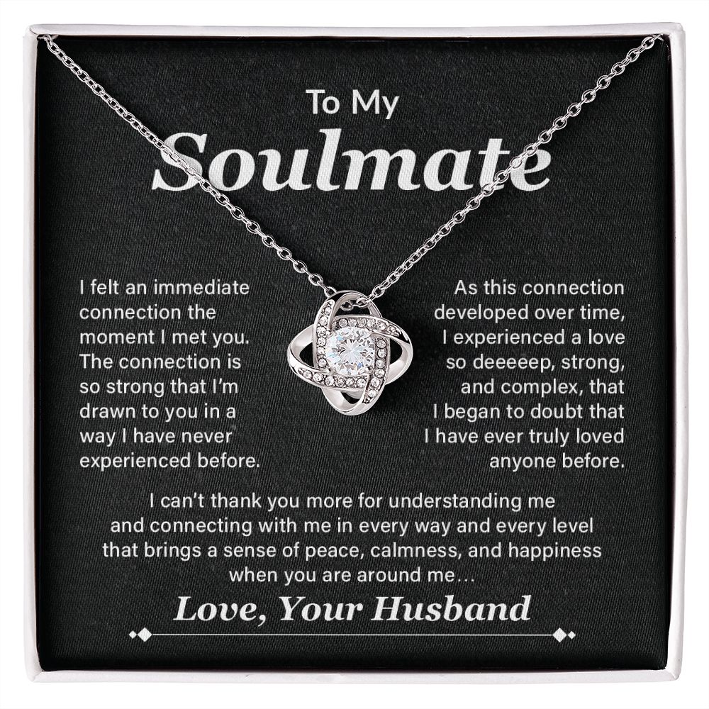To My Soulmate Brings Sense Of Peace, Calmness, And Happiness When You Are Around Me