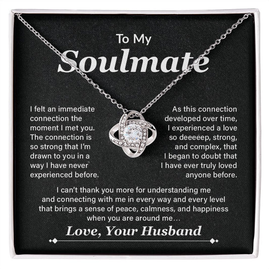 To My Soulmate Brings Sense Of Peace, Calmness, And Happiness When You Are Around Me