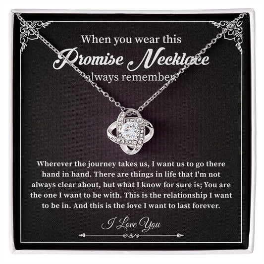 When You Wear This Promise Necklace From Boyfriend / Husband