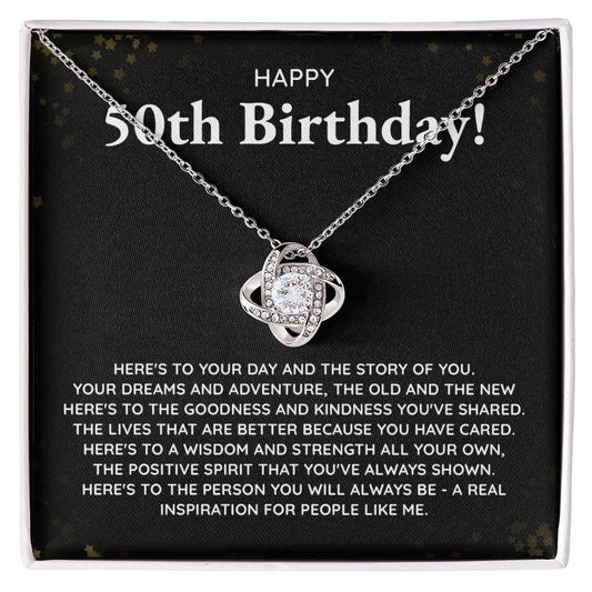 Happy 50th Birthday Here's To Your Day And The Story Of You