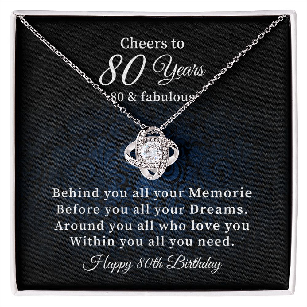 Cheers to 80 Years! Surrounded by Love and Everything You Need. Happy Birthday