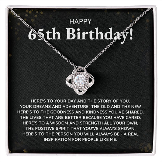 Happy 65th Birthday Here's To Your Day And The Story Of You