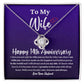 14th Anniversary Necklace Gift for Wife