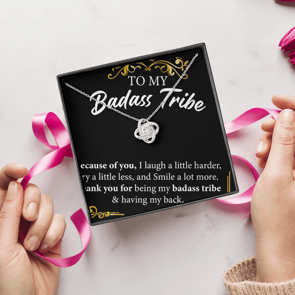 Badass Tribe Necklace Gift with Empowering Message