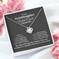 Granddaughter Cancer Support Necklace Gift Box