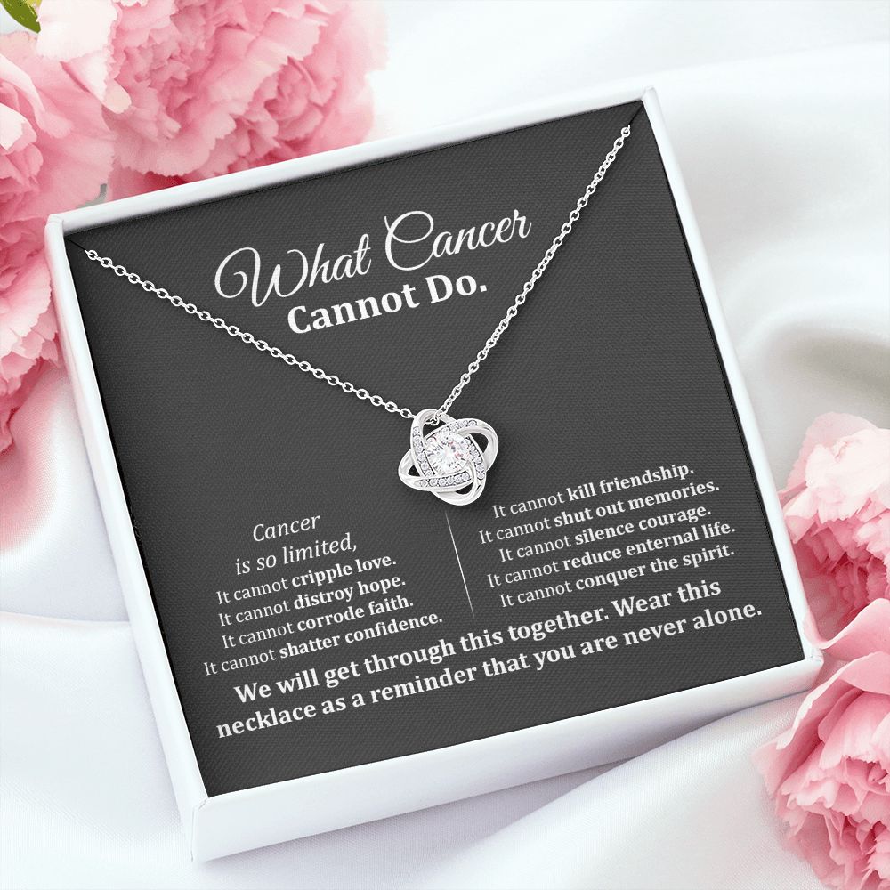 Inspirational Cancer Support Necklace Gift