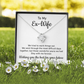 To My Ex-Wife Necklace Gift – Closure & Respect Note