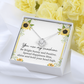 Sunshine Necklace Gift with Positive Message Card