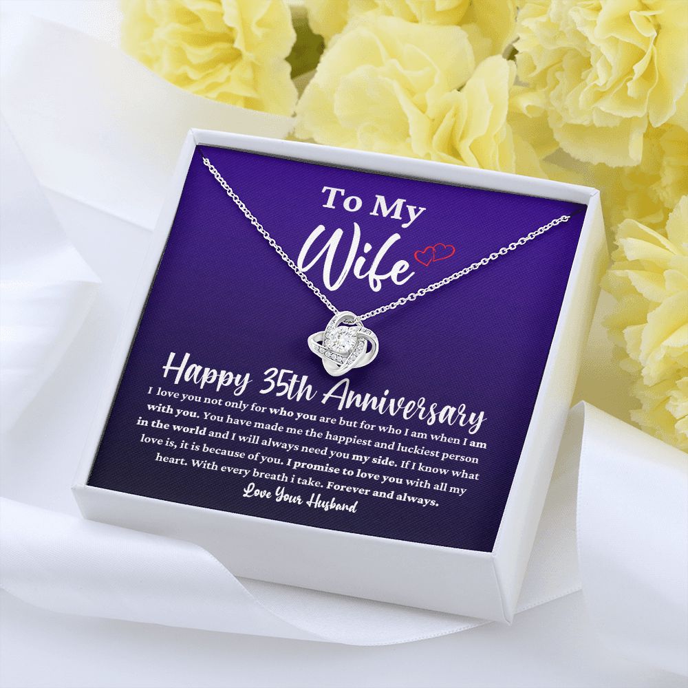 35th Anniversary Necklace Gift for Wife From husband
