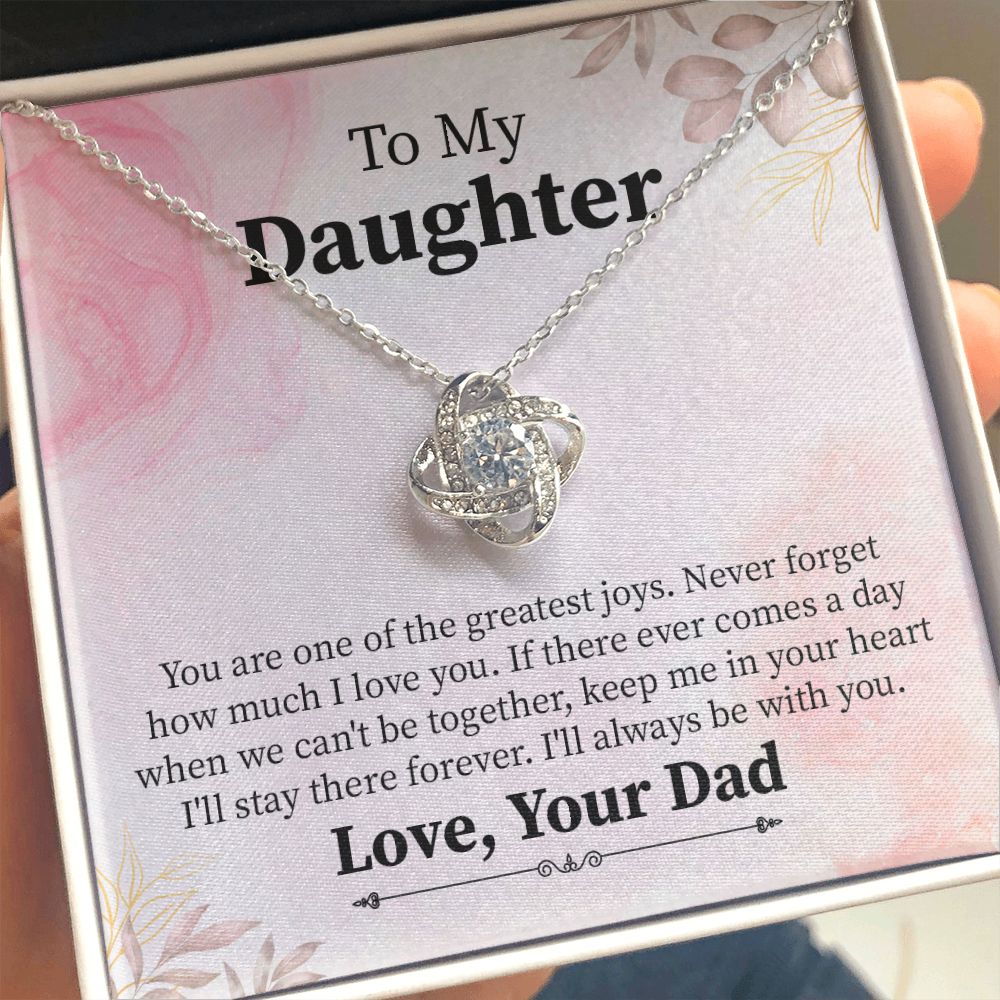 To My Daughter I Will Always Be with You From Dad / Mom