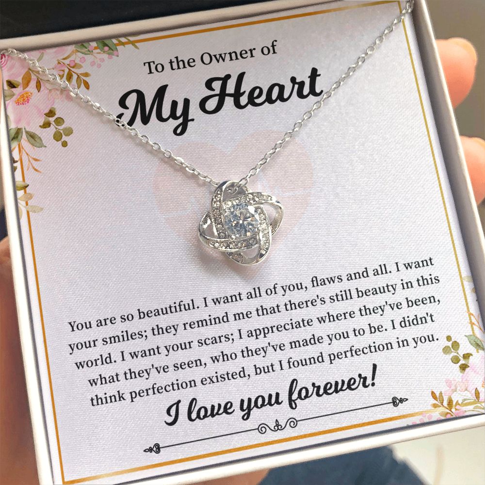 To The Owner Of My Heart I Love You Forever